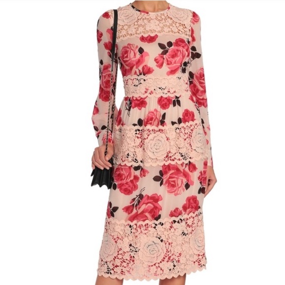 kate spade pink floral dress